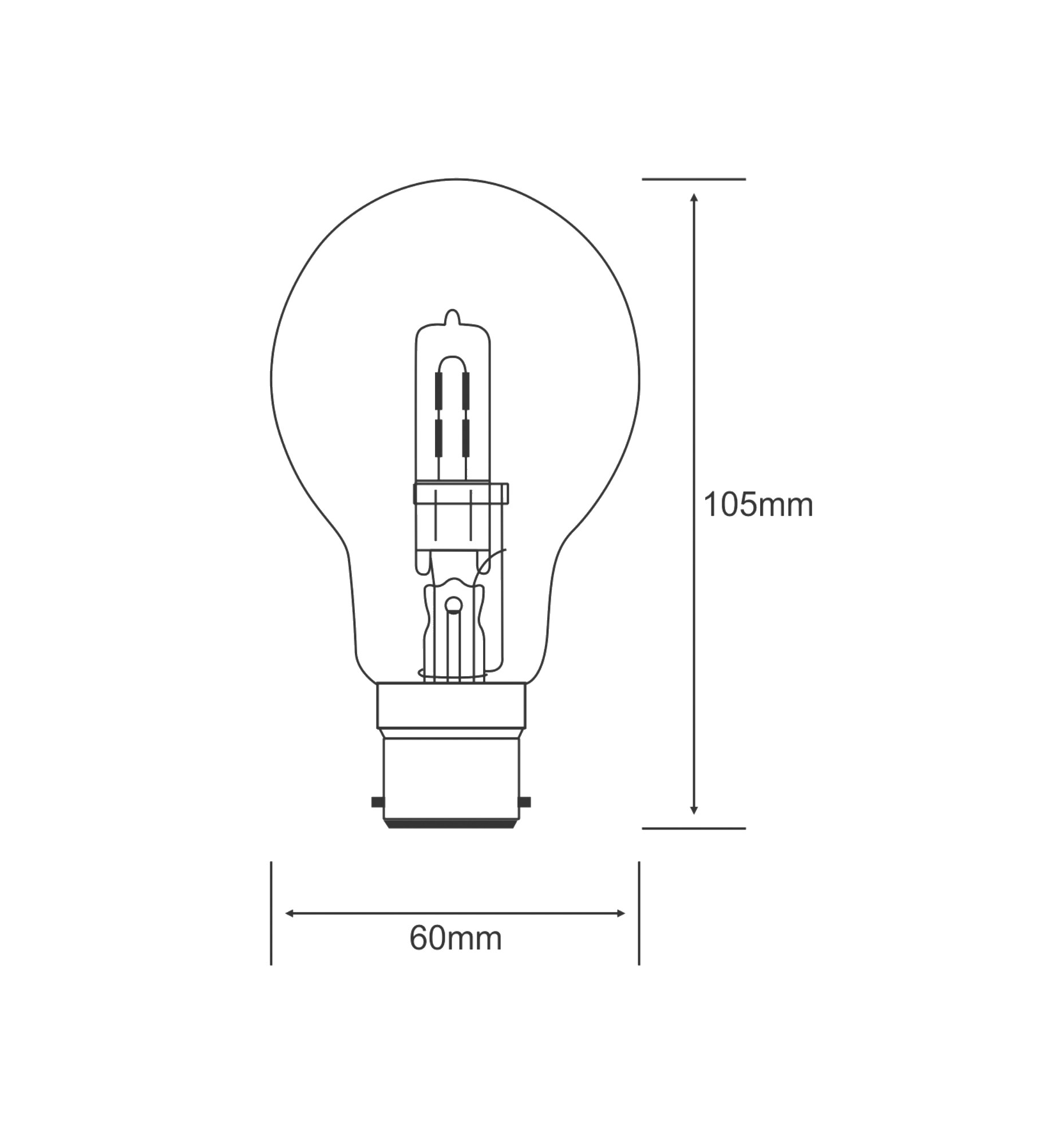 Halogen Trend GLS Halogen & Energy Saver Luxram GLS & BTT